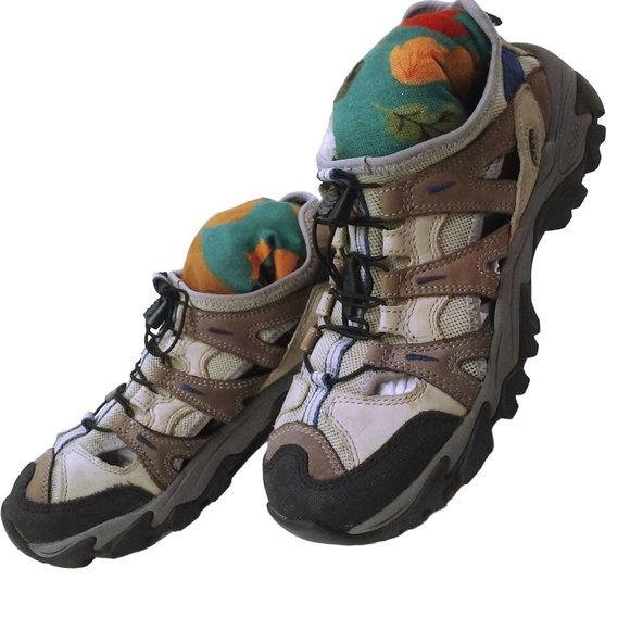 Cabela's Ventilated Hiking Shoe Men-8.5M Summer Heavy Duty Active Outdoor Taupe - Picture 2 of 12